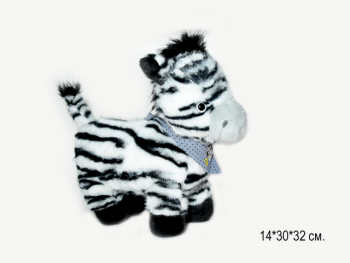 им Зебра арт. 1120-209 С платочком на шее 30*32 см в пак.