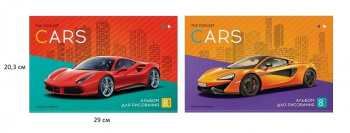 кв_Альбом для рисования арт. 08л. А08_26180 А4 на скрепке ArtSpace "Авто. The coolest car" кв_Альбом для рисования арт. 08л. А08_26180 А4 на скрепке ArtSpace "Авто. The coolest car"