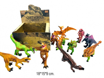 Динозавр арт. AK68687F Фигурка в ассортименте звук (12 шт.) в кор.• Динозавр арт. AK68687F Фигурка в ассортименте звук (12 шт.) в кор.•