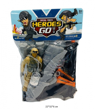 Набор военного арт. 88891 С фигуркой солдата в пак.•/192 шт./