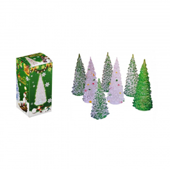 Фигурка Новогодняя арт. 111-007 "Елочка" свет. на бат. 1 шт. в кор.