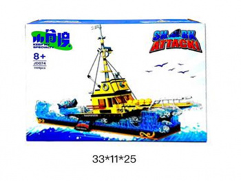 Конструктор арт. JD074 Корабль 1109 дет. в кор._