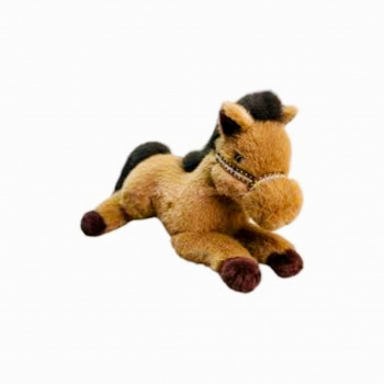 им Лошадь арт. YE25507-1-50-2 Лежит Рыжая 50 см в пак.)