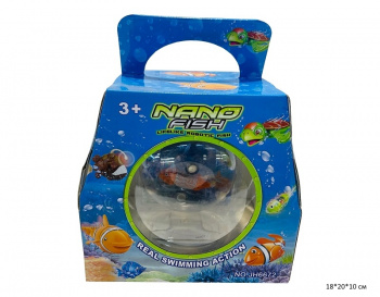 Водоплавающие арт. JH6672 Рыбка на батар. в кор.•