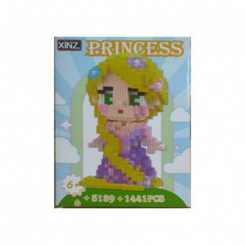 Конструктор арт. 5139-802 Микро Принцесса в фиолетовом 1441 дет. в кор.