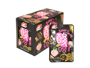 Конфета арт. 102019 Кислый персик 20 г 20 шт. в кор.'#