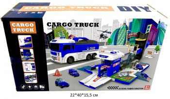 Парковка арт. SJ666C Полиция грузовик-трансформер в кор._/6 шт./