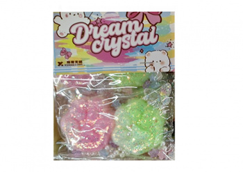 Антистресс арт. A130 Лапка мальтоза блестки Набор 2шт. в пак. (12 шт.) шоубокс