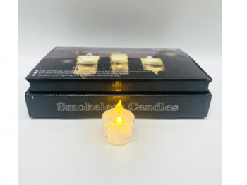 Свеча Новогодняя арт. JYB690826-502 "Огонек" резной перламутр 3,7*5 см (24 шт.) в кор.