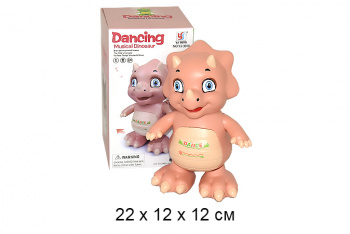 Динозаврик арт. 3018-YJ" Танц. на бат. в коробке=_ Динозаврик арт. 3018-YJ" Танц. на бат. в коробке=_