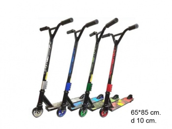 Самокат арт. 300T Трюковой 2-х колесный цвета микс в кор.•