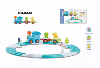 Железная дорога арт. 8232 Для малышей свет, звук в кор. 50*28*7,5