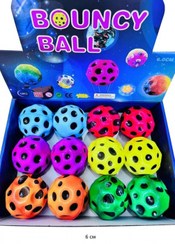 Антистресс арт. 805-A20 Мяч "Метеорит" цвета микс (12 шт.) шоубокс