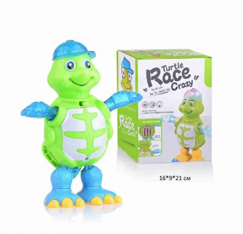 Черепаха арт. ZR125 На батар. свет, музыка, танец в кор.~ Черепаха арт. ZR125 На батар. свет, музыка, танец в кор.~