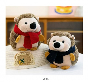 им Ежик арт. YE250914-1 В вязаном шарфе цвета микс 20 см в пак.) им Ежик арт. YE250914-1 В вязаном шарфе цвета микс 20 см в пак.)