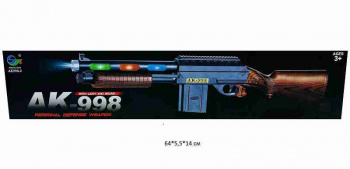 Оружие арт. AK-998-2 Ружье на батар. свет, звук в кор.• Оружие арт. AK-998-2 Ружье на батар. свет, звук в кор.•