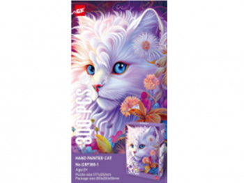 Пазл арт. GXF300-1/300 Белый кот, 300 дет, в кор. 26*20*5