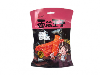 Соевое мясо арт. 387782 Пшеничные жареные полоски в пряном кунжутном масле 102 г 10 шт. упаковка'*