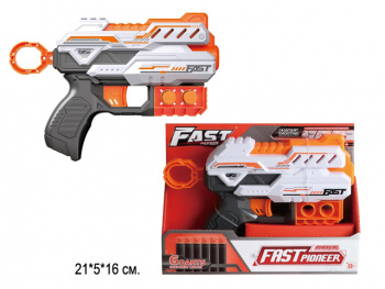 Бластер арт. BH705" С мягкими  пулями в коробке 21*5*16