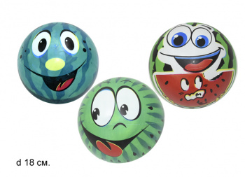 Мяч резин. арт. 25172-8A/20440-1/GD001 В ассортименте 18 см_