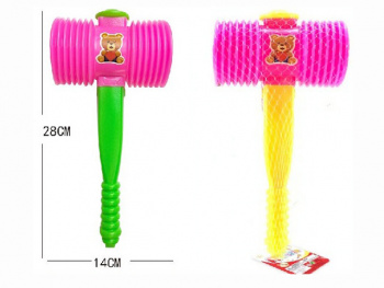 Молоток арт. 068A" Музыкальный в сетке 28*14*8 Молоток арт. 068A" Музыкальный в сетке 28*14*8
