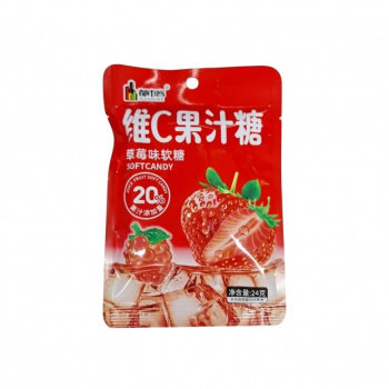 Мармелад арт. 502128-3 Фруктовый Клубника 24 г 20 шт. в кор.;' Мармелад арт. 502128-3 Фруктовый Клубника 24 г 20 шт. в кор.;'