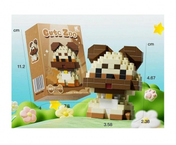 Конструктор арт. M97-805-802 Микро Собака бежевая 120 дет. в кор. Конструктор арт. M97-805-802 Микро Собака бежевая 120 дет. в кор.