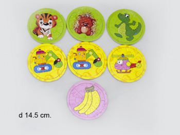 Деревянная игрушка арт. 93-66 Пазл в ассортименте в пленке_ Деревянная игрушка арт. 93-66 Пазл в ассортименте в пленке_