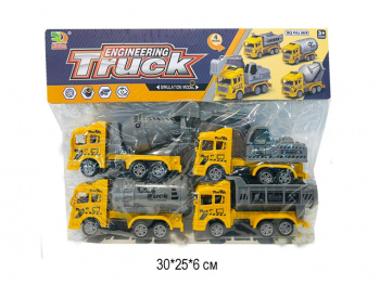 Строительная техника арт. BQ600-1 Набор 4 шт. в пак.• 