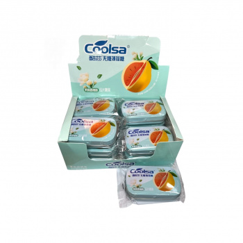 Конфета арт. 863750/863620 Драже мятное без сахара "Жасмин и помело" 16 г 12 шт. в кор.,