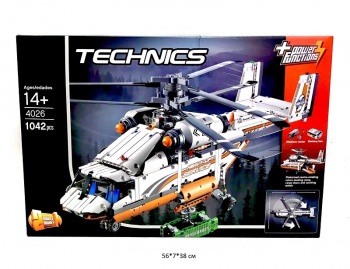 Конструктор арт. 40026/4026 Вертолет 1042 дет. в кор._ Конструктор арт. 40026/4026 Вертолет 1042 дет. в кор._