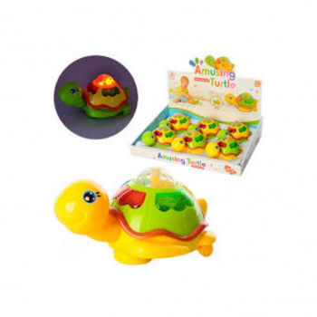 Черепаха арт. 0615 На бат. свет, звук, 13 см (6 шт.) шоубокс_ Черепаха арт. 0615 На бат. свет, звук, 13 см (6 шт.) шоубокс_