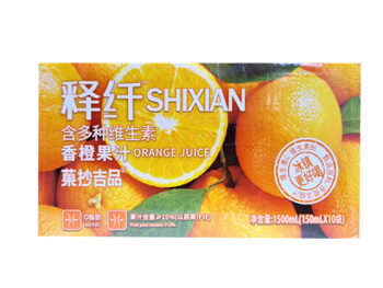 Напиток арт. 000901/000826 Сок "Апельсин" 150 г пауч 10 шт. упаковка