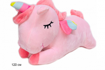 им Единорог арт. 80320-2 Розовый спит 120 см в пак.)