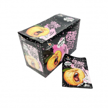 Конфета арт. 501176-2 Кислая "Персик" 24 г 20 шт. в кор.'