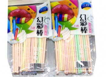 Конфета арт. 020087/210023 "Трубочки" вкусы микс в пак. 20 шт. упаковка'