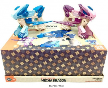 Трансформер арт. HY-792 Робот-дракон цвета микс свет (8 шт.) шоубокс_