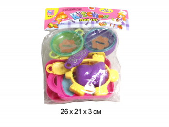 Набор посуды арт. 1322 С плитой в пак._