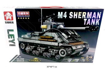 Конструктор арт. 66019 Танк 656 дет. в кор._