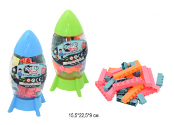 Конструктор арт. 1901-F5 Для малышей "Ракета" 22,5*9*15,5