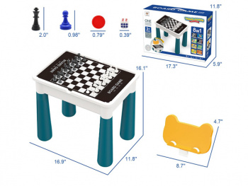 Шахматы арт. JF378-83" Набор 8 в 1 в кор. 50*8,6*31,5