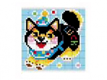 Мозаика арт. pd5-075-802 Из бусин Игривая собака в кор.