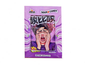 Конфета арт. 501237-4 Виноград кислая 24 г 20 шт. упаковка;