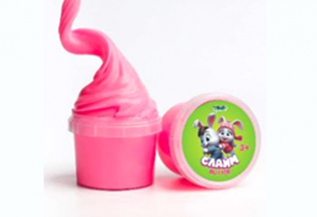 Слайм "Стекло", 65 гр, серия Butter, розовый цвет Слайм "Стекло", 65 гр, серия Butter, розовый цвет