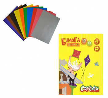 км_Бумага цв. арт. БЦКМ10_ 1-стор. Каляка-Маляка офсет. 10 л. 10 цв. 70 г/м2 А4 210х297мм в папке 3+ км_Бумага цв. арт. БЦКМ10_ 1-стор. Каляка-Маляка офсет. 10 л. 10 цв. 70 г/м2 А4 210х297мм в папке 3+