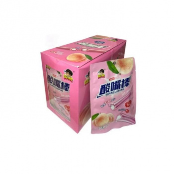 Конфета арт. 871813/872452 Жевательная кислая "Персик" 20 г в пак. 20 шт. в кор.*#