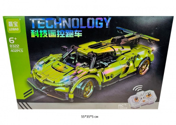 Конструктор арт. 8332 Автомобиль 402 дет. на р/у в кор.• Конструктор арт. 8332 Автомобиль 402 дет. на р/у в кор.•