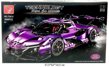 Конструктор арт. T5012B Автомобиль 3668 дет. в кор._/6 шт./