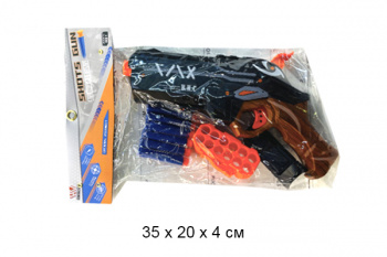 Оружие арт. 7013A Пистолет c мягкими пулями в пак.•/84 шт./ Оружие арт. 7013A Пистолет c мягкими пулями в пак.•/84 шт./