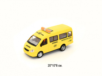 Модель инерц. арт. 9098-E" Такси в коробке